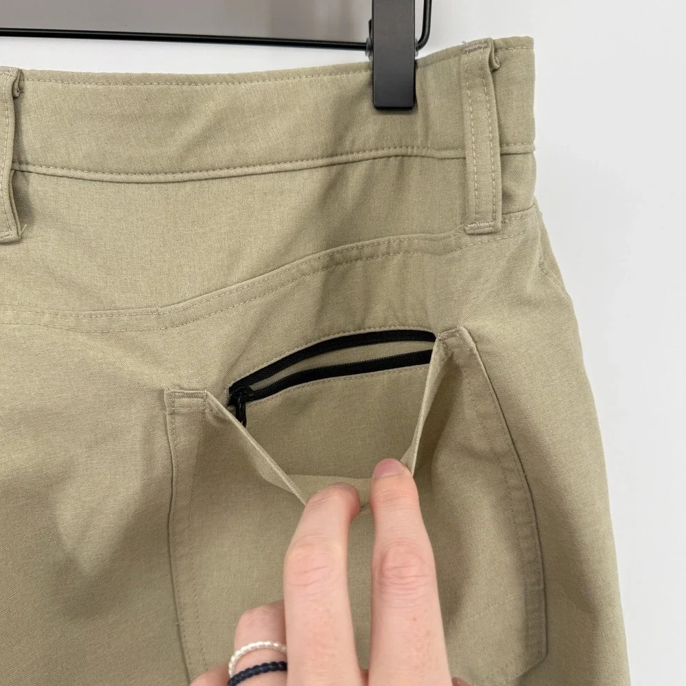 Bonobos Golf Performance Link 5 Pocket Tapered Pants Khaki Men 36x34 Lightweight